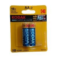 ราคา [สินค้าส่งด่วน] KODAK ถ่านไฟฉาย อัลคาไลน์ AA แพค 2 (49362537508)