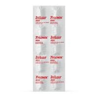 ราคา แผง 10 เม็ด Tylenol ไทลินอล 500 พาราเซตามอล แก้ปวด ลดไข้ ไม่ระคายเคืองกระเพาะอาหาร (14444091211)