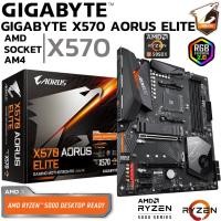 ราคา MAINBOARD (เมนบอร์ด) AM4 GIGABYTE X570 AORUS ELITE DDR4 Support 5000 Series (28216854131)