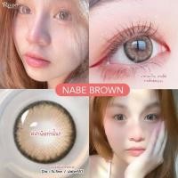 ราคา Nabe brown rozelens ค่าอมน้ำสูง55% คอนแทคเลนส์นิ่มพิเศษ (50810698497)