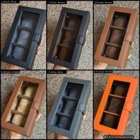 ราคา โปรถูกสุด! วัสดุเกรด A กล่องนาฬิกา 3 เรือน หมอน 2 ชั้น 2in1 WATCH BOX / CHARANYA / CHR3_M (57806575427)