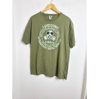 ราคา เสื้อยืดมือสอง ลายสวยสวยสีเขียวทหาร (154) (41430586408)