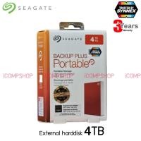 ราคา 4 TB HDD EXT (ฮาร์ดดิสก์พกพา) Seagate Backup Plus SLIM USB 3.0 (STHP4000400) ประกัน SYNNEX 3Y (9659305106)