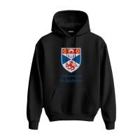 ราคา Hoodie University of St Andrews England UK Unisex เสื้อกันหนาวขนแกะสีดําสีดําผ้า (50059574888)