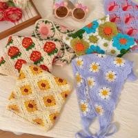 ราคา ที่คาดผมทรงสามเหลี่ยมโครเชต์ลายดอกไม้ แบบแฮนด์เมด สไตล์สำหรับชายหาด (45358783842)