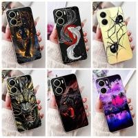 ราคา Vivo Y16 V2204 V2214 ใหม่แฟชั่น Dragon Spider สไตล์รูปแบบปลอก VivoY16 Y 16 4G ซิลิโคนนุ่ม TPU เคสโทรศัพท์ (26621720008)