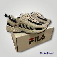 ราคา รองเท้า FILA Retro Sneaker ADL99 LOW WMN White/FILA Navy ของแท้ มือวสอง สภาพดี (13336976843)