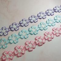ราคา เส้นดอกไม้ปักตกแต่ง หลาละ 25 บาท (5742040351)