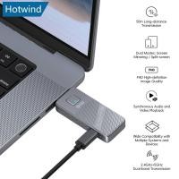 ราคา HW 1080P/60Hz Plug and Play Wireless Display การส่งผ่านจุด 50M Long Range HDMI Video Conference Screen Mirroring-Q56 T5Y4 (44652230126)