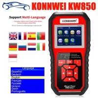 ราคา KONNWEI OBD2 KW850 Car OBD 2 Scanner Professional Scanner Diagnostic Tools OBD2 Check Engine Check (57504613624)