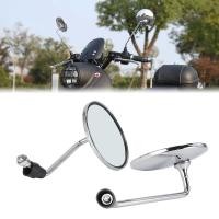 ราคา กระจก มองหลัง งานชุบ MIO FINO ขายเป็นคู่ เกลียวใส่รถ yamaha กระจกหมุนได้ (52603926976)