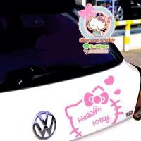 ราคา สติ๊กเกอร์คิตตี้ เกรดA กันน้ำ สีไม่ซีด รถคิตตี้ สติ๊กเกอร์ HELLO KITTY (5779469840)