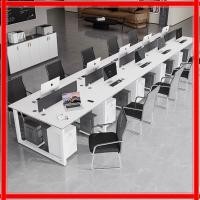 ราคา Staff desk office workstation 4/6 staff desk modern simple computer desk and chair combination (45003456020)
