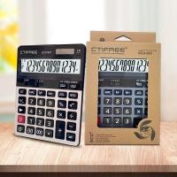 ราคา เครื่องคิดเลขตั้งโต๊ะ CTIFREE ECO-007 ผู้ผลิตเครื่องคำนวณทางการเงินสำนักงานพร้อมหน้าจอ LED (26734027851)