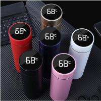 ราคา [พร้อมส่ง] กระติกน้ำเก็บอุณหภูมิ ฝาบอกอุณหภูมิ สแตนเลส 304 อย่างดี เก็บอุณหภูมิได้ 8-12 ชม. (11735280827)