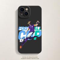 ราคา TPU Softcase iPhone 11 12 13 14 15 16 17 สีดํา/ขาวฟุตบอล Action Player Theme เคส iPhone (56911005071)
