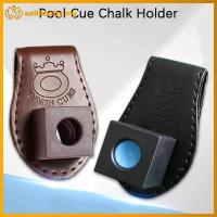 ราคา Xo94bsby Pool Cue Chalk Holder, แม่เหล็กบิลเลียดสนุ๊กเกอร์ Pool Cue Chalk Holder พร้อมเข็มขัดคลิปแบบพกพา Fix Cue Chalk กระเป๋าบิลเลียด Acces MY (49807241271)