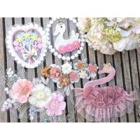 ราคา ตัวแต่งกระเป๋า ลูกไม้ตกแต่ง 1/2 ผ้าตกแต่ง ราคาต่อชิ้น งานแฮนด์เมด Handmade ตกแต่งเสื้อผ้า ตกแต่งกระเป๋า งาน DIY เดซี่ (5838742873)