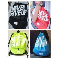 ราคา (H3ลิขสิทธิ์)กระเป๋าเป้สะพายหลัง เชือกหูรูด H3 NEVER GIVE UP (18120007478)
