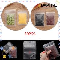ราคา DAPHNE 20 ชิ้นพลาสติกซีลด้วยตนเอง Matte ซิปโปร่งใส (55160335562)