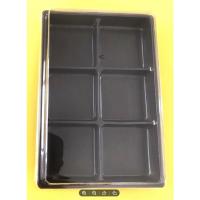 ราคา กล่องพลาสติกใส 6ช่อง ฐานน้ำตาล ขนาด 17*11.5*4 cm. ยี่ห้อ 3A (23047618178)