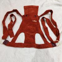 ราคา เป้อุ้มเด็กมือสอง เป้อุ้มเด็ก vintage front or back carrier. สีส้มอิฐ (40307551689)