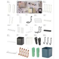 ราคา IKEAshopping IKEA ถูกที่สุด สาบาน IKEA SKADIS ถูกสุด สกัวดิส อุปกรณ์เสริม ชั้น ตะขอ ที่วางนิตยสาร ตัวยึด ยางยืด ไม้หนีบ (43654156174)