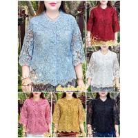 ราคา เสื้อลูกไม้ ใส่ออกงาน เสื้อผู้ใหญ่ใส่สวยสง่า (25176893400)