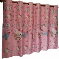 ราคา #ผ้าม่าน#ม่านหน้าต่างคิตตี้กันแสงยูวี ขนาดต่อผืน100×135Cm.(ราคาต่อผืน) (5551866270)