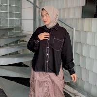 ราคา คีเมจา จินิซา | IZZIE BLOUSE / LINEN POLO BLOUSE / BUSUI FRIENDLY / LONG SLEEVE / BASIC SHIRT / BUTTON SLEEVE / FRONT POCKET / BASIC SHIRT / PLAIN BLOUSE (21684426961)