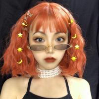 ราคา พร้อมส่ง วิกผมสั้น ผมหน้าม้า ผมหยิก ผมหยิก สีส้ม สําหรับผู้หญิง (17134631474)