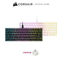 ราคา (EN) CORSAIR K65 RGB MINI 60% (Black / White) Mechanical Gaming Keyboard CH-9194010-NA (15722572122)