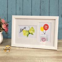 ราคา กรอบรูปพร้อมเม้าใส่ภาพ 4x6" และ 6x4" แนวตั้งและแนวนอน เก๋ น่ารักสุดๆ +++ (1651005327)