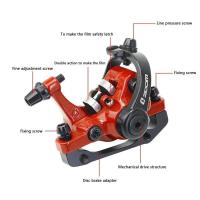 ราคา จักรยานเสือภูเขาจักรยานเสือภูเขา Dual-Action Disc เบรค Caliper DB680 Double-Adjustment Line-Pull ดิสก์เบรกสําหรับ MTB และจักรยานเสือหมอบ (45062556573)