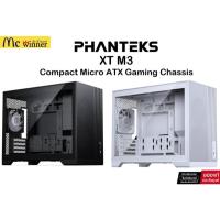 ราคา เคสคอมพิวเตอร์ CASE (มีพัดให้3ตัว ARGB) PHANTEKS XT M3 MICRO-ATX ,TEMPERED GLASS BLACK / WHITE ของแท้ศูนย์ไทย (41826142732)