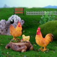 ราคา 761. ตุ๊กตาจิ๋ว ครอบครัวไก่ ตกแต่งสวนถาด แต่งสวนจิ๋ว *ราคาต่อชิ้น (43418919157)
