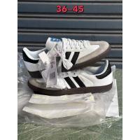 ราคา รองเท้าผ้าใบชายหนังแท้สีขาวแถบดำ (45860133844)