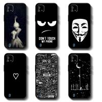 ราคา เคสโทรศัพท์มือถือ ยางซิลิโคนนิ่ม TPU กันแตก ลายดอกไม้ คุณภาพสูง สีดํา สําหรับ OPPO Realme C11 2021 (20778166722)
