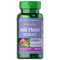 ราคา Puritan Milk Thistle 4:1 Extract 1000 mg (Silymarin)/ 90 เม็ด Standardized 250 mg/ 100 แคปซูล วิตามินบำรุงตับ ฟื้นฟูตับ (11345607936)