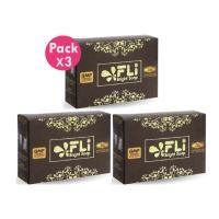 ราคา โปรโมชั่น 3 ก้อน FLI Bright Soap สบู่สมุนไพรไทย ขนาด 120 กรัม จำนวน 3 ก้อน (25664491871)