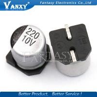 ราคา 10PCS Electrolytic Capacitor 10V220UF 6.3*5.4 มม.SMD อลูมิเนียม Electrolytic Capacitor 220uf 10 V (54410865316)