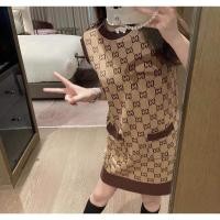 ราคา ชุดเดรสแขนกุดgucciสีน้ำตาล (8559339747)