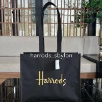 ราคา Harrods * พร้อมส่ง * ผ้า Polyester Logo Tote Bag ของแท้ 100% จากอังกฤษ (19591687211)