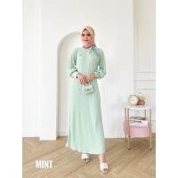 ราคา Brisia Dress Knit Plisset Mint (22132638852)
