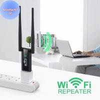 ราคา DOUSUN 300Mbps 2.4G USB Wireless WiFi Repeater Extender Router WiFi เครื่องขยายสัญญาณ Booster Long Range Wi-Fi Repeater Access Point TH (56159417378)