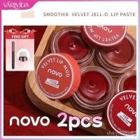 ราคา VARIVIDA ลดราคา NOVO lip Mousse ลิปกลอสเนื้อกํามะหยี่ ลิปสติกกันน้ํา ติดทนนาน ได้ในกระป๋อง heby1 BQJU (57111868619)