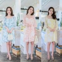 ราคา ❌ถูกที่สุดในแอพ❌ เดรสลายกราฟฟิก งานป้าย Koya สาวอวบใส่ได้ (3400343367)