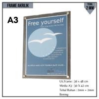 ราคา กรอบรูปอะคริลิค โปสเตอร์ติดผนังอะคริลิค ก3 ขนาดกรอบรูปอะคริลิค / กรอบโปสเตอร์ / แบนเนอร์ / แสดงแบนเนอร์ ก3 (42530892751)