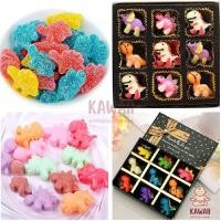 ราคา KS เนื้อหา 12 Jelly Candy พุดดิ้งแม่พิมพ์ Agar ช็อกโกแลตนักเก็ต Yupi ซิลิโคน Fondant น่ารัก Dino ตัวอักษรเด็ก Motif (42464656021)