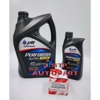 ราคา PTT Performa Synthc Plus EVOTEC 10w-40 ขนาด 5 ลิตร+กรองเครื่อง TOYOTA ลูกกระดาษ แท้เบิกศูนย์ รหัส.04152-YZZA6 (4063508943)